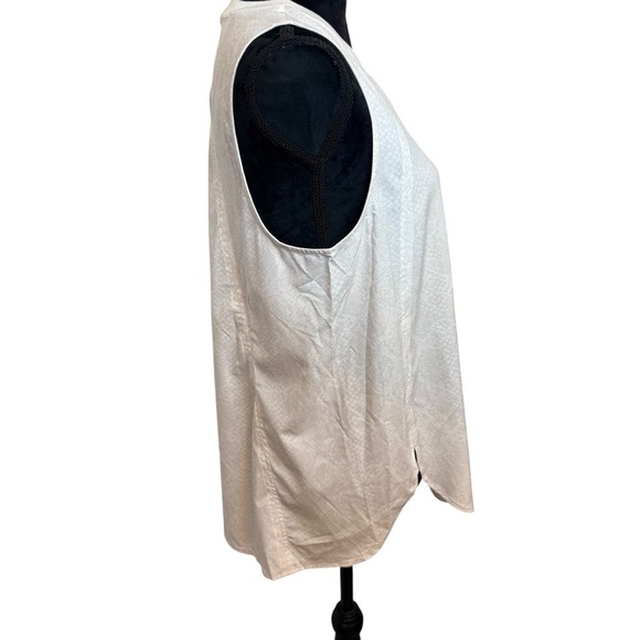 Athleta | White / Tan | Zephyr Print Tank Top | Sz M - Picture 5 of 11